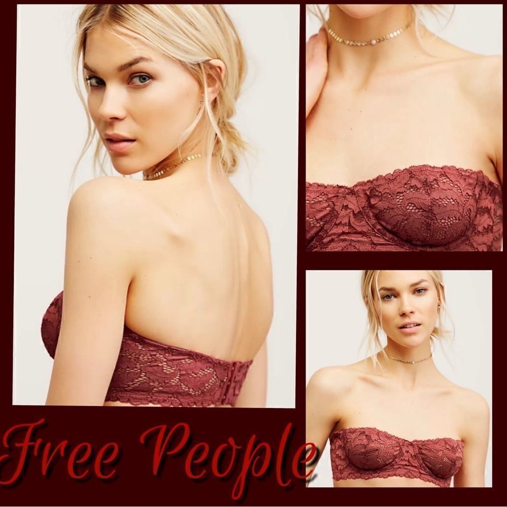 Free people UW love letters bra